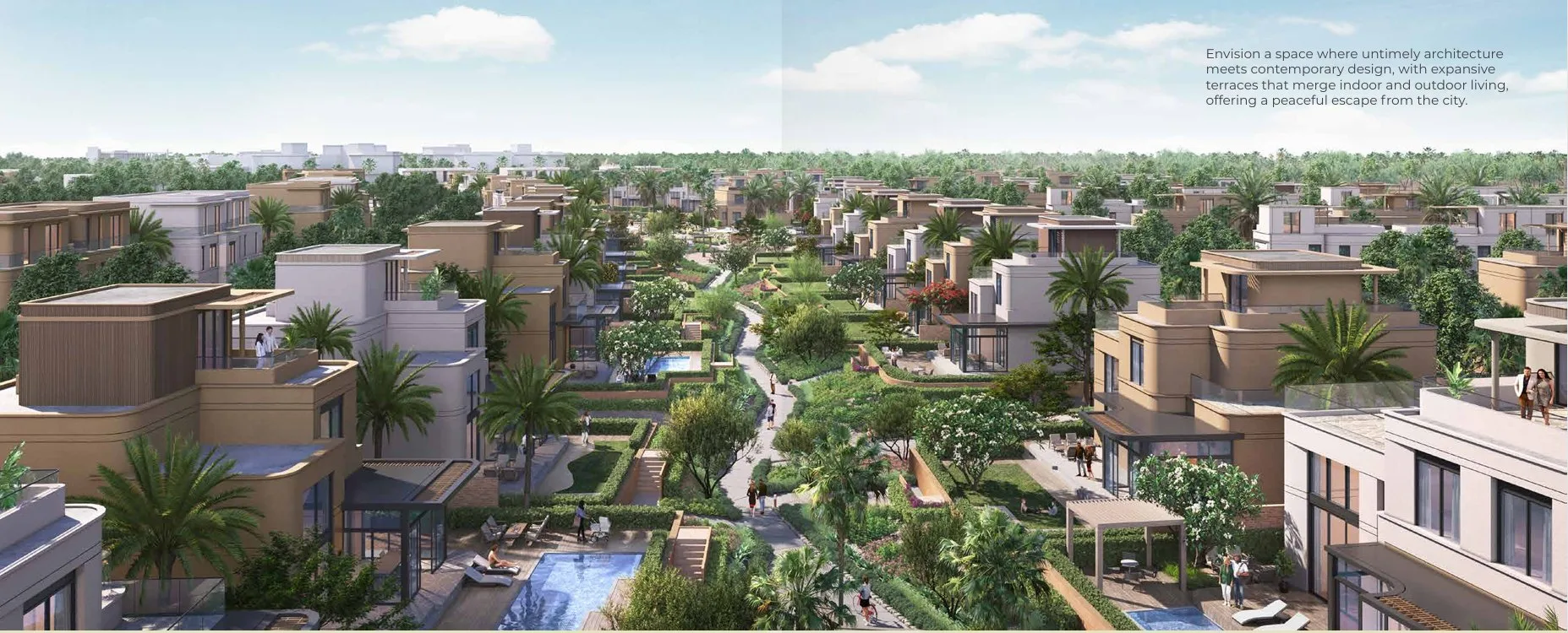 تصميم تخيلي: Crescent Walk East (developer render)