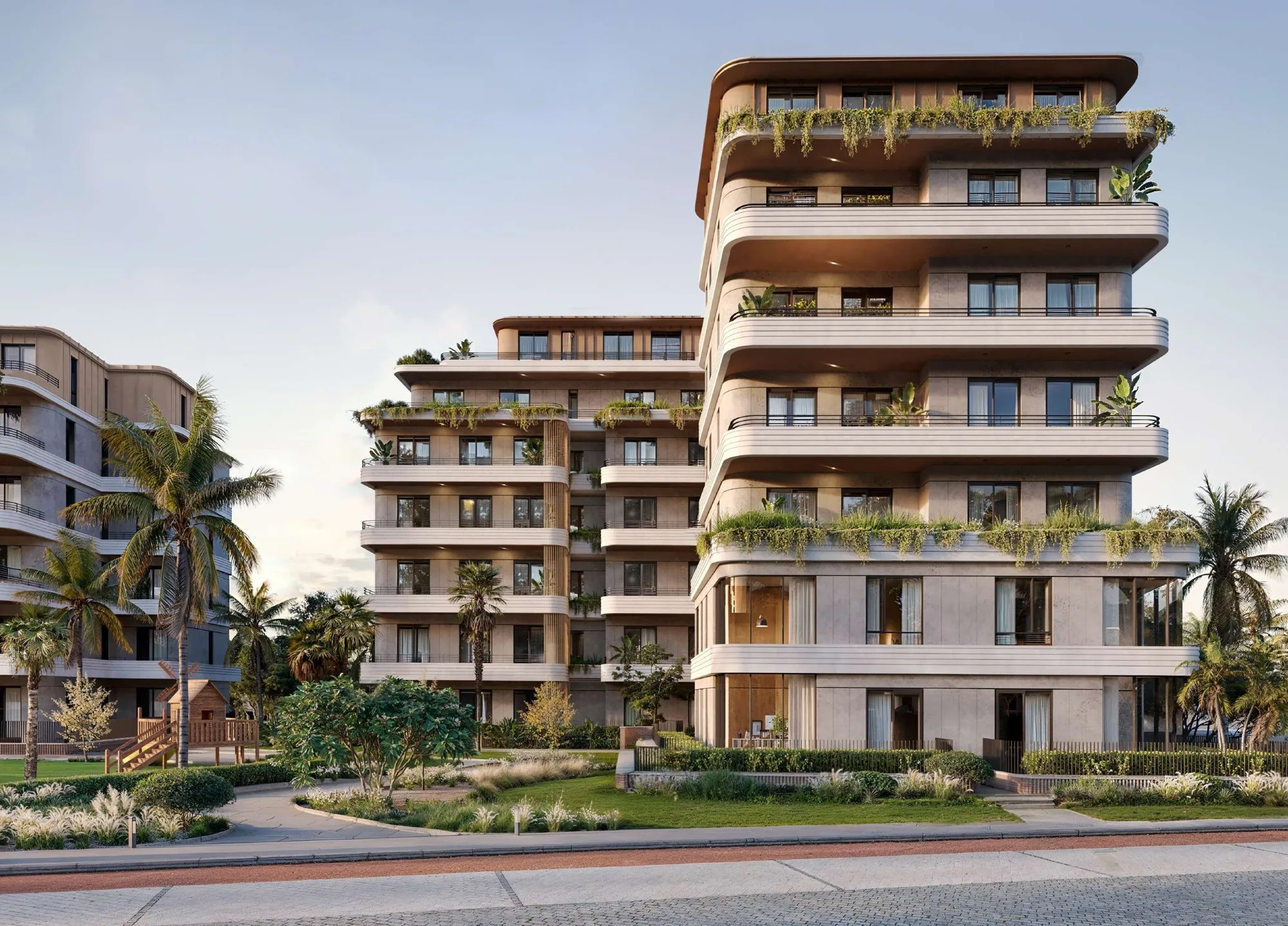 تصميم تخيلي: Crescent Walk South (developer render)
