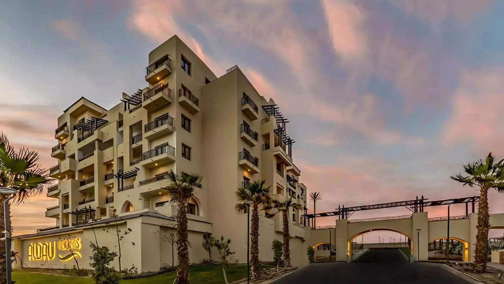 Foto: Al Dau Heights entrance