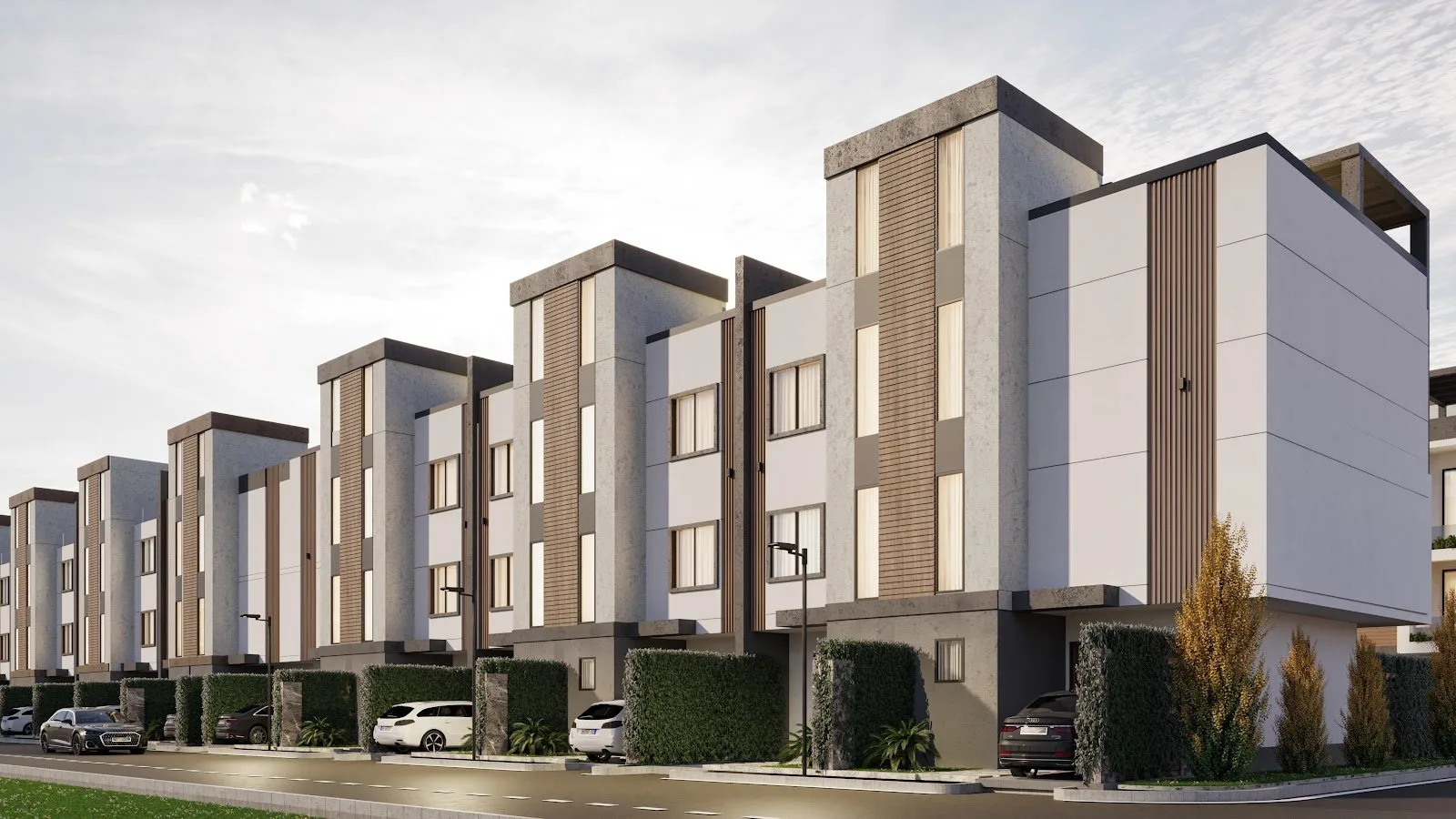 تصميم تخيلي: Town villas