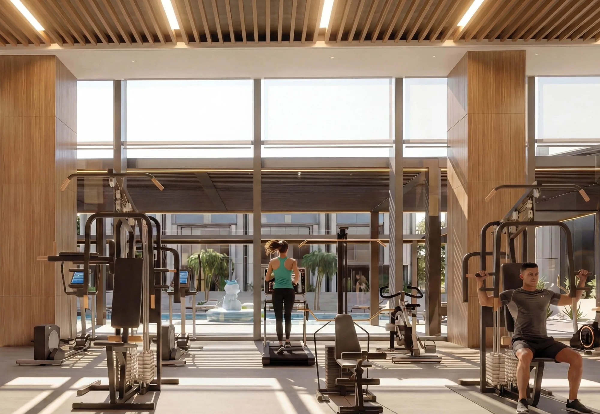 تصميم تخيلي: Clubhouse gym