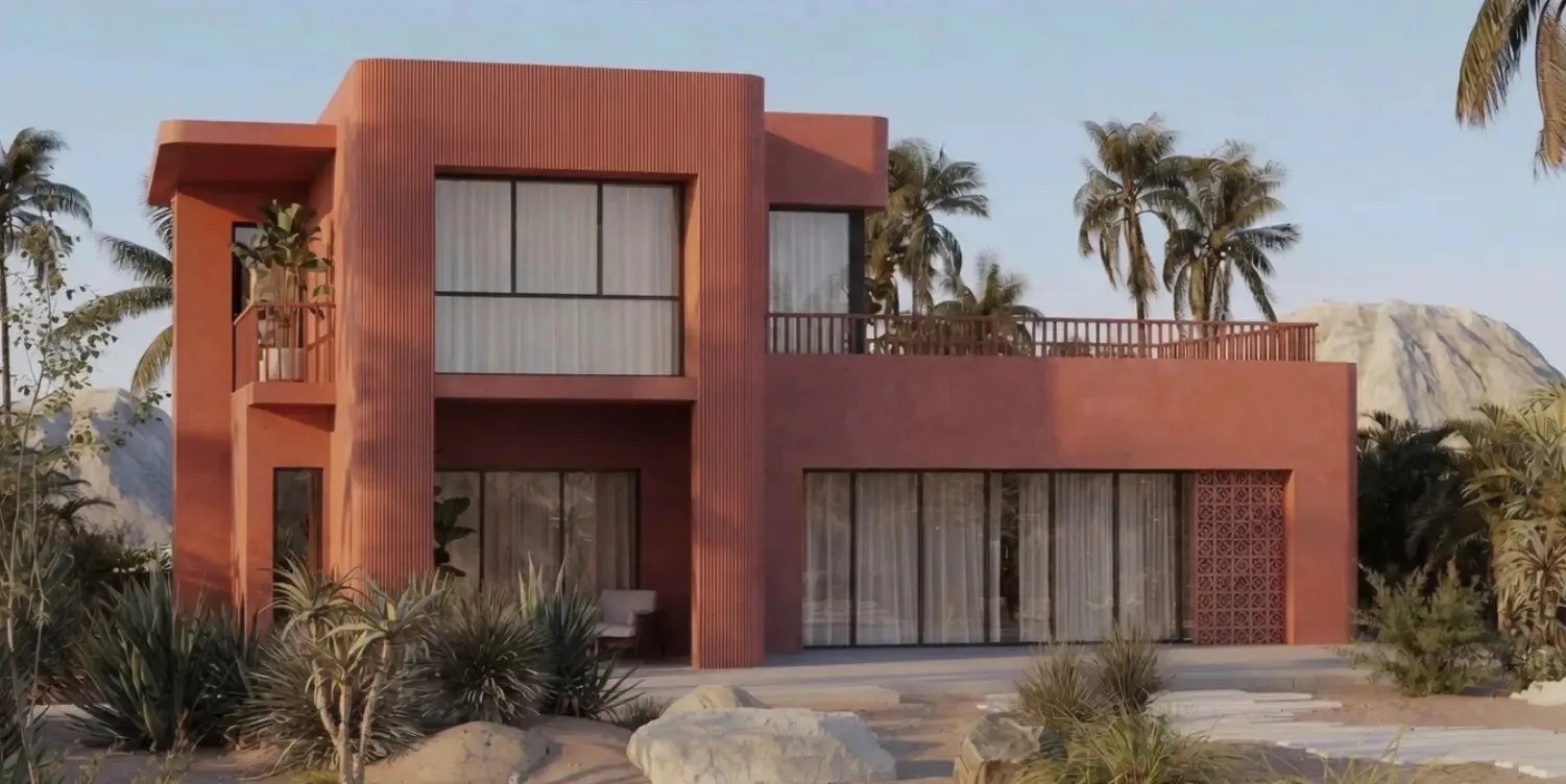 تصميم تخيلي: CORAL Coves two-storey villa, render