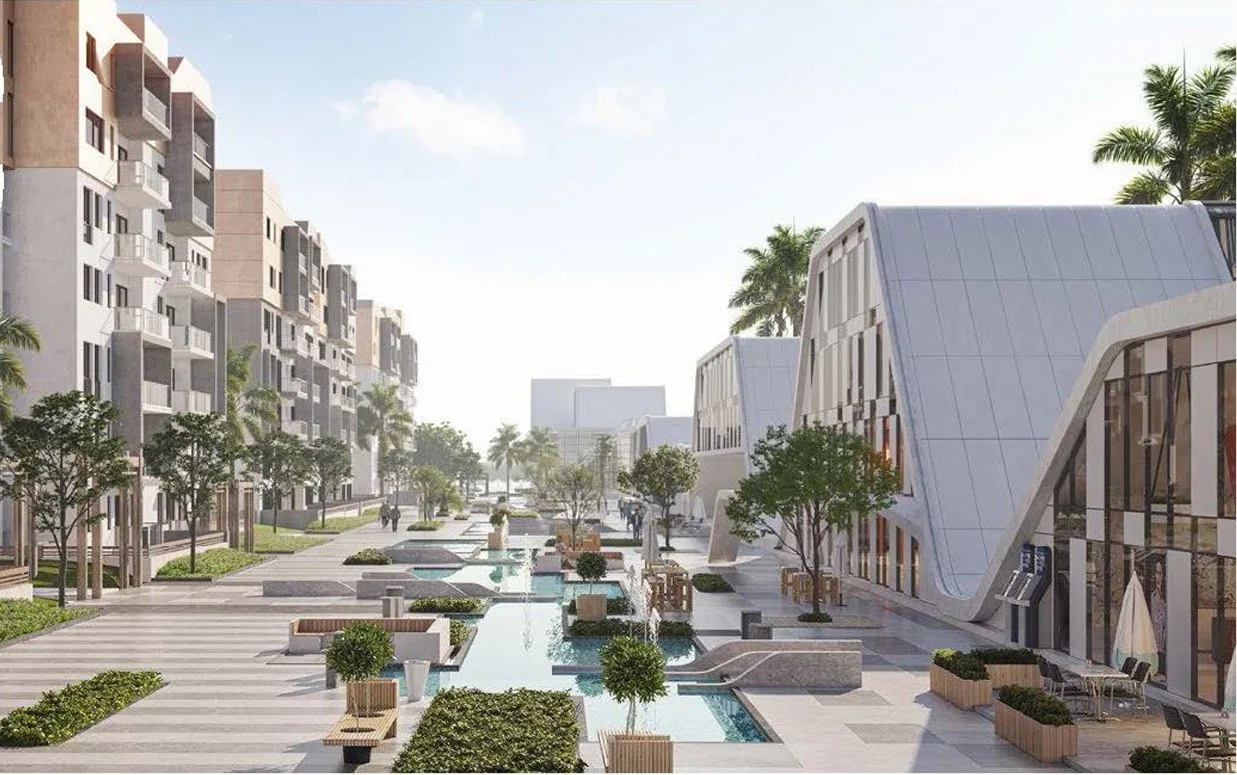 تصميم تخيلي: Courtyard Bloomfields (developer render)